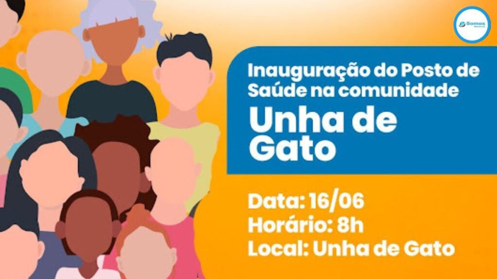 inauguração de posto de saúde