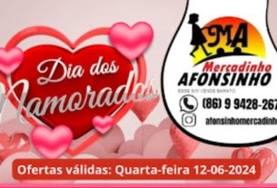 melhores preços na promoção do mercadinho afonsinho para o dia dos namorados