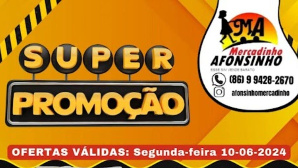 segundona promocional no mercadinho afonsinho