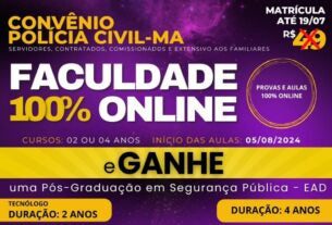 EM PARCERIA COM A POLÍCIA CIVIL DO MARANHÃO, INSTITUTO IMADEC OFERECE CURSOS DE GRADUAÇÃO COM VANTAGENS ESPECIAIS PARA SERVIDORES DA INSTITUIÇÃO DE SEGURANÇA E FAMILIARES