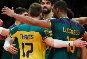 Definidos os 12 convocados da seleção masculina de vôlei para Paris