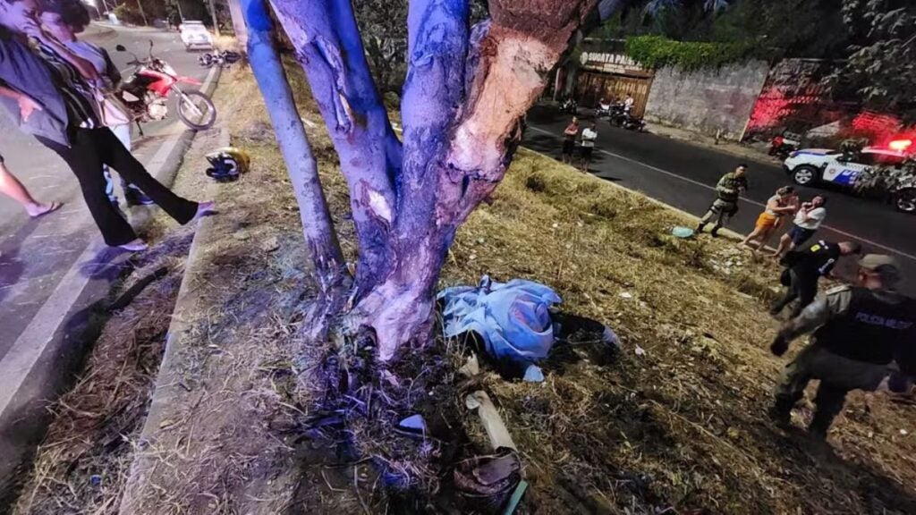 Em Teresina, condutor de moto morre enquanto fazia filmagens no celular na BR-316