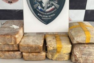 Polícia apreende 10 barras de crack em cidade do MA com prisão de suspeito por tráfico de drogas