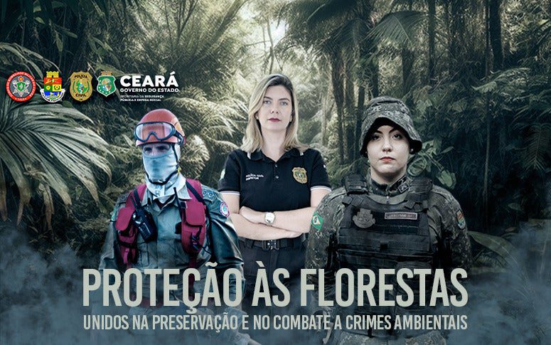 Proteção às Florestas: Forças de Segurança do Ceará atuam na preservação e no combate a crimes ambientais