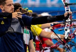 Tiro com arco: Brasil fatura vaga de duplas mistas na estreia em Paris