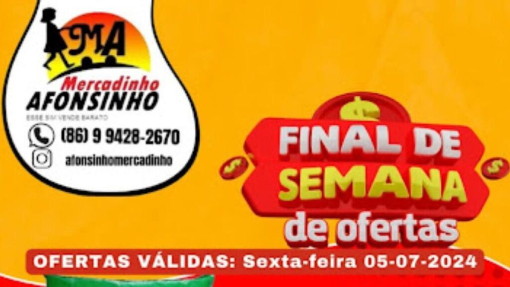 final de semana de ofertas no afonsinho