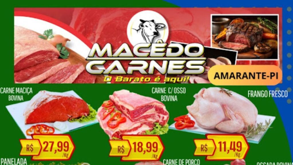 macêdo carnes, em Amarante - o barato é aqui