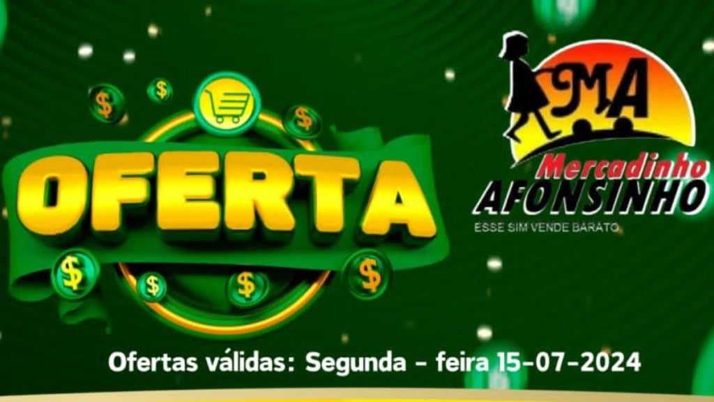 mercadinho afonsinho - um show de ofertas nesta segunda-feira