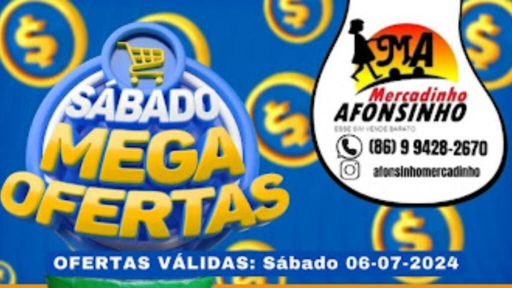 sábado de mega ofertas no afonsinho