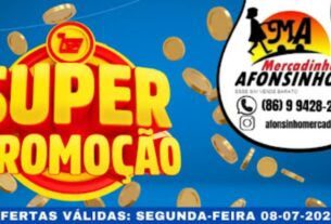 super promoção do mercadinho afonsinho, em regeneração