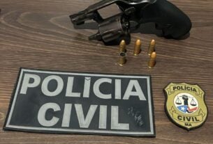 EM VITÓRIA DO MEARIM, AÇÔES DA POLÍCIA CIVIL RESULTAM NAS PRISÔES DE DOIS HOMENS POR PORTE ILEGAL DE ARMA DE FOGO E RECEPTAÇÃO