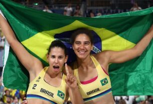 Paris: Duda e Ana Patrícia levarão bandeira do Brasil no encerramento