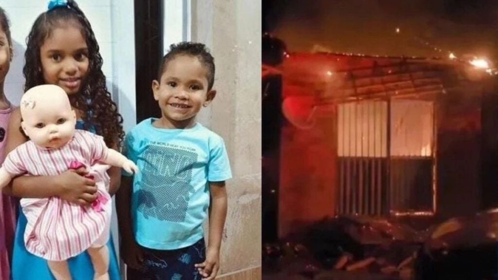 Dois irmãos de 5 e 7 anos morrem durante incêndio em Água Branca