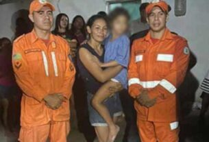 menina desaparecida é encontrada pelo corpo de bombeiros