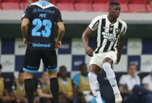 Botafogo empata com Grêmio e vê vantagem diminuir no Brasileiro