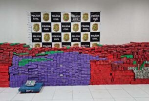 Com informações da Coin/SSPDS, Polícia Civil apreende 1,240 tonelada de maconha em Aquiraz