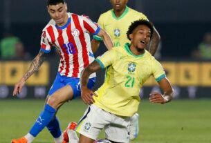 Eliminatórias: Brasil joga mal e perde para o Paraguai por 1 a 0