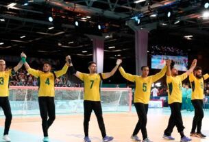 Seleção masculina de goalball garante medalha de bronze em Paris