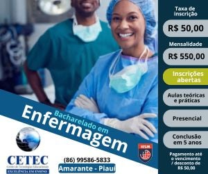 Banner promocional - Curso de Enfermagem