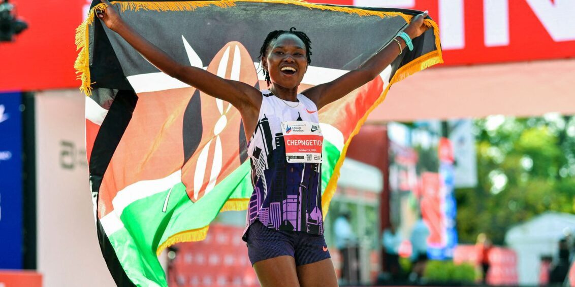 Chepngetich quebra recorde mundial feminino da maratona de Chicago