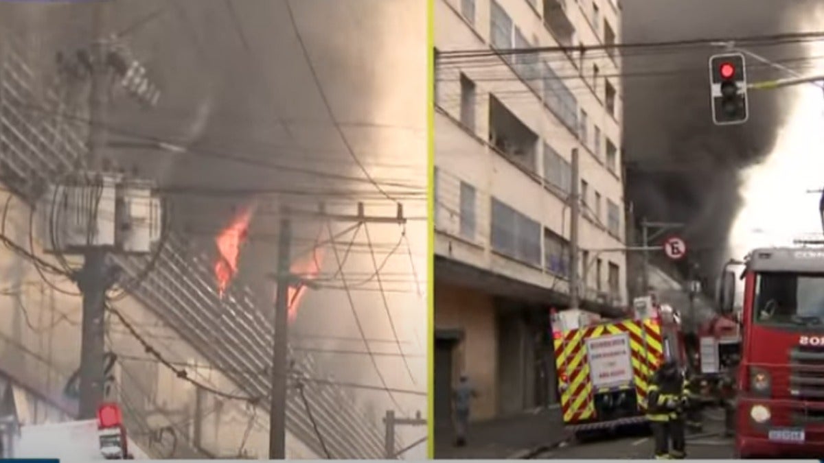 incêndio em shopping do bras, em são paulo