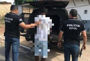 HOMEM QUE AMEAÇOU MATAR SUA PRÓPRIA FAMÍLIA É PRESO PELA POLÍCIA CIVIL,EM BACURI