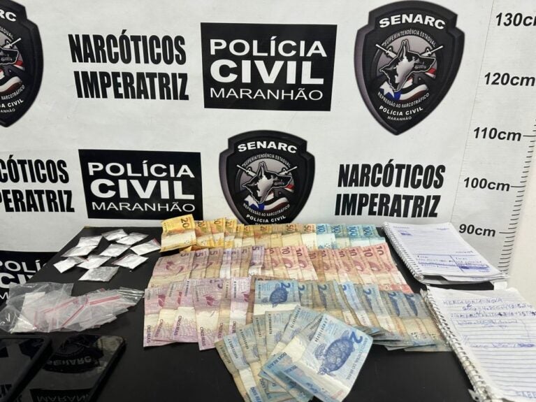 JOVEM DE 21 ANOS É PRESO PELA POLÍCIA CIVIL POR TRÁFICO DE DROGAS EM IMPERATRIZ