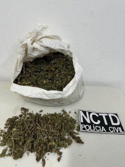 PCCE captura suspeito em posse de drogas em Juazeiro do Norte