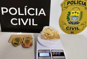 Polícia Civil prende homem em flagrante por tráfico de drogas em Oeiras