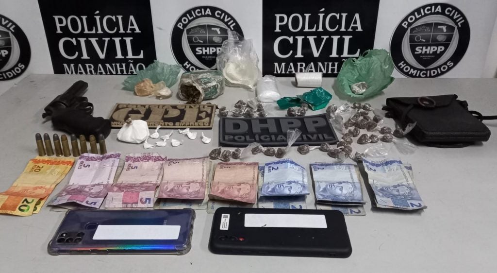 POLÍCIA CIVIL PRENDE QUATRO PESSOAS E APREENDE DOIS ADOLESCENTES POR TRÁFICO DE DROGAS EM TIMON