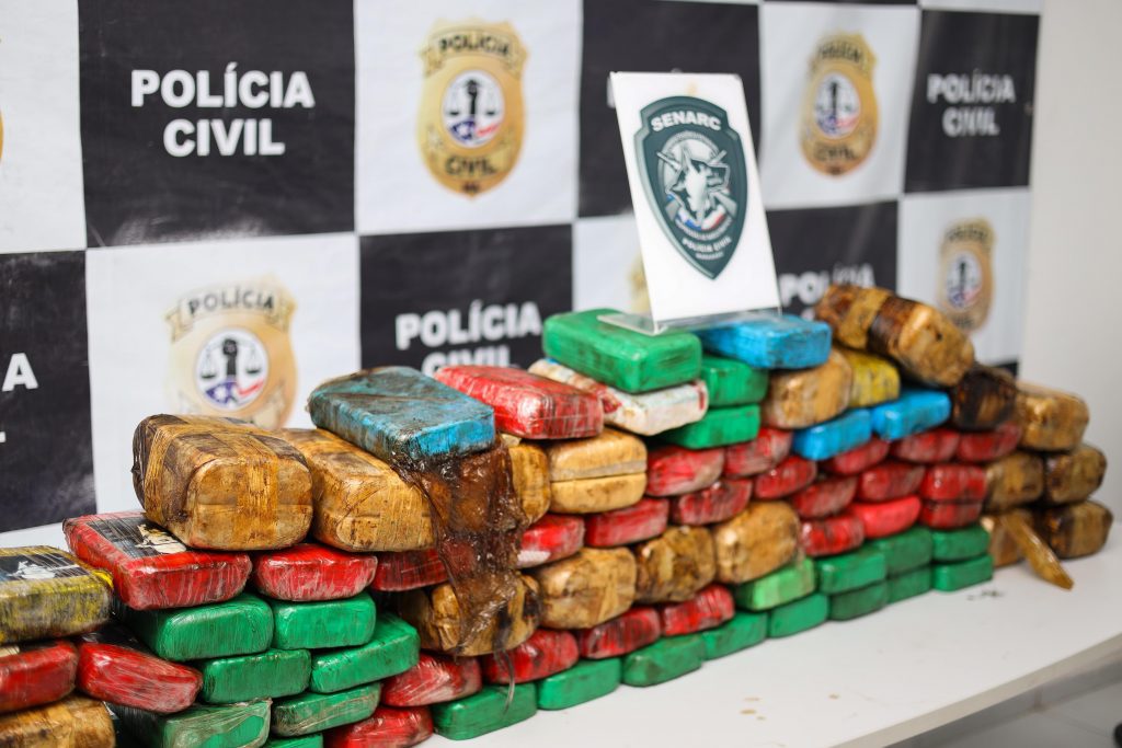 CERCA DE UMA TONELADA DE ENTORPECENTES FOI APREENDIDA PELA POLÍCIA CIVIL NO MARANHÃO NO ANO PASSADO, RESULTANDO EM MAIS DE R$ 41,5 MILHÕES EM PREJUÍZO PARA ORGANIZAÇÕES CRIMINOSAS