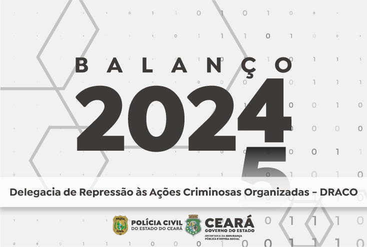 337 integrantes de grupos criminosos foram capturados pela Draco da PCCE em 2024