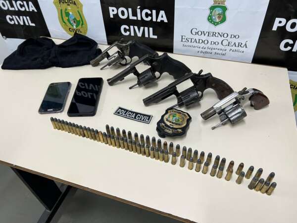 PCCE prende homem e apreende quatro armas durante operação em Sobral