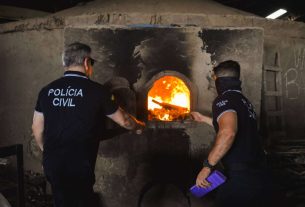 Polícia Civil realiza primeira incineração de 2025 com 4,2 toneladas de drogas apreendidas no Ceará