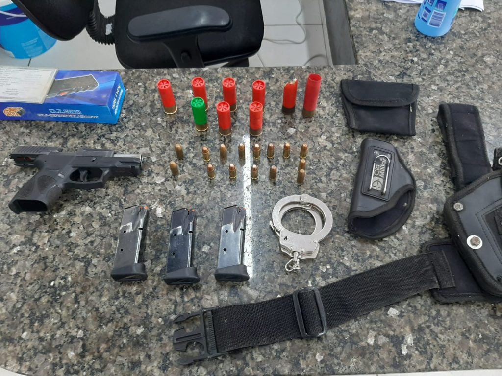 EM TIMON , POLÍCIA CIVIL PRENDE EMPRESÁRIO POR AMEAÇA E PORTE ILEGAL DE ARMA DE FOGO