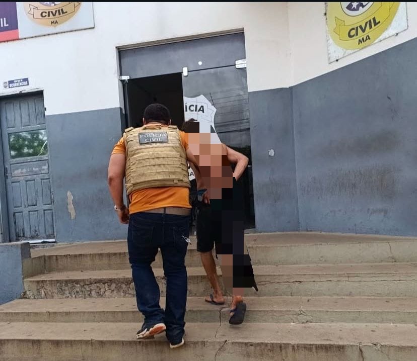 POLÍCIA CIVIL DO MARANHÃO PRENDE HOMEM POR AGREDIR A PROPRIA MÃE E COMPANHEIRA EM IMPERATRIZ