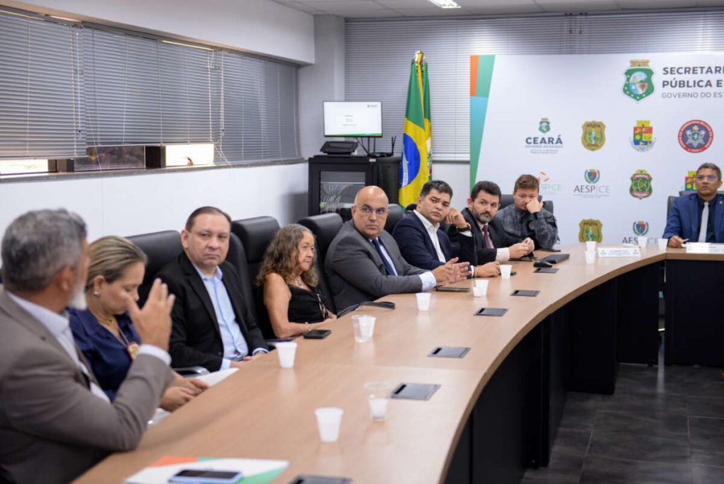 Presidente e representantes do Consesp discutem prestação de contas e redução dos índices de fevereiro