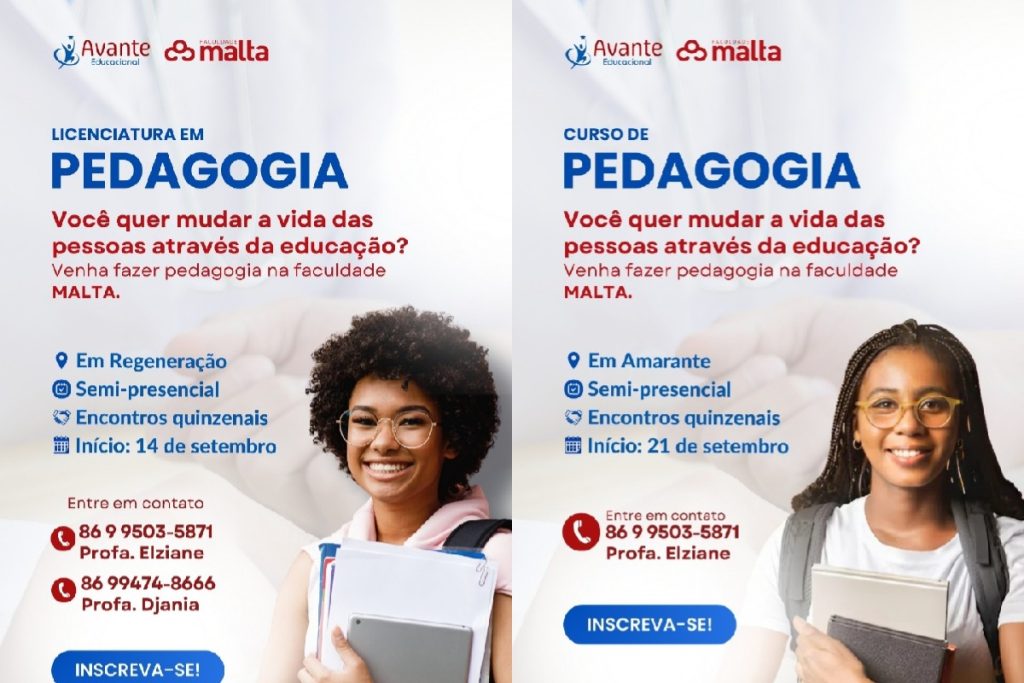 curso de pedagogia semipresencial em amarante e regeneração