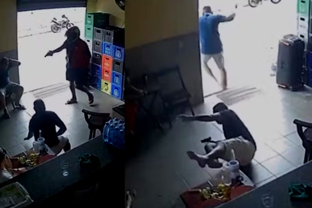 policial de folga mata criminoso durante assalto em bar