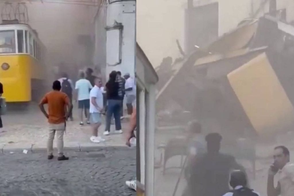 Falha técnica provoca descarrilamento no Elevador da Glória