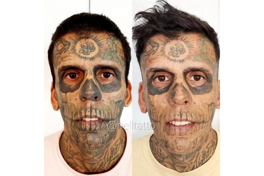 Homem mais tatuado do Brasil procura renovação espiritual