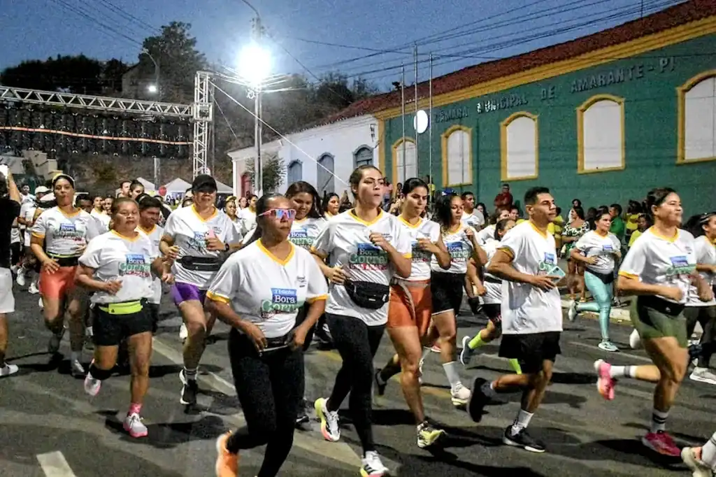 corrida em amarante durante programação do movimento pela vida