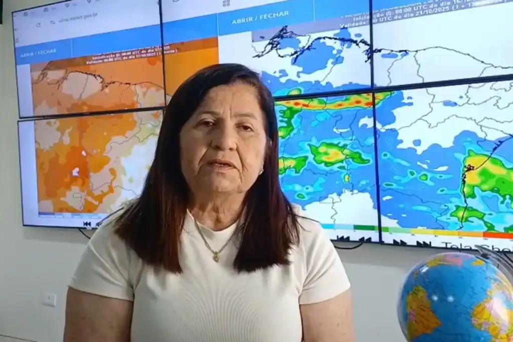 Foto da climatologista Sônia Feitosa, da Semarh.