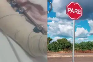 Local onde a menina de 4 anos foi atingida no bairro Satélite