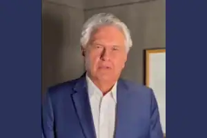 Governador Ronaldo Caiado em evento oficial