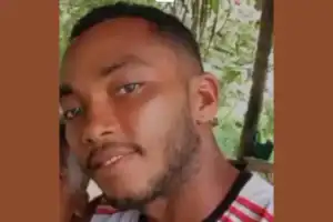 Foto do rosto de Denilson Medeiros Farias, vítima de homicídio no Maranhão.