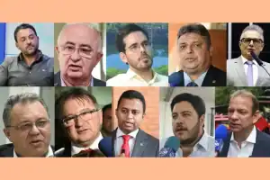 Foto de Deputados Federais do Piauí reunidos na Câmara