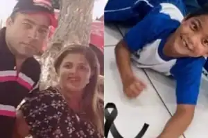 Imagem de arquivo da família que morreu na colisão de caminhonete em Balsas.