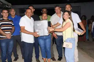 Servidores públicos de Amarante reunidos na festa do Clube Sinte