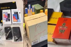 Policiais civis cumprindo mandados durante operação em Teresina